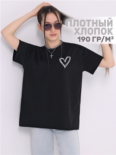 Футболка женская Апрель 517жен006УП черная 96/164