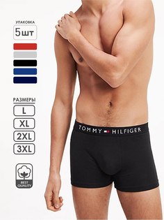 Комплект трусов мужских Tommy Hilfiger ТН_under разноцветных 52 RU, 5 шт.