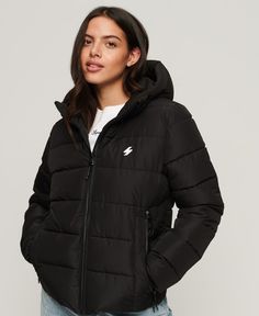 Куртка женская Superdry W5011630A черная 10 UK