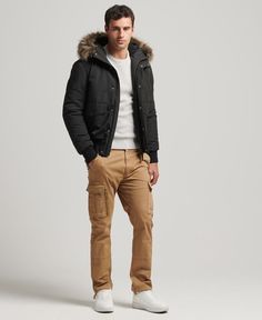 Бомбер мужской Superdry M5011113A черный 2XL