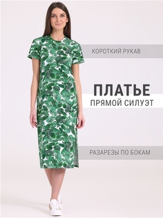 Платье женское Апрель 930жен804нР зеленое 100/164