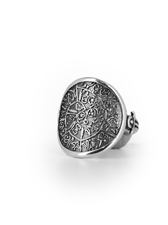 Кольцо из серебра р. 17,5 L-Silver КельтскийКО1/КО-1-31