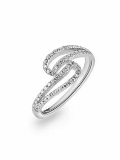 Кольцо из серебра р. 17,5 L-Silver 122-KO-R0005, фианит