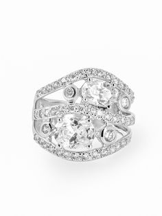 Кольцо из серебра р. 18,5 L-Silver 14-КО-R4A82100, фианит