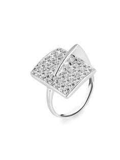 Кольцо из серебра р. 16,5 L-Silver 5/18-KO-M383, фианит