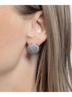 Серьги из серебра L-Silver 122-СИ-KFT0016E, фианит
