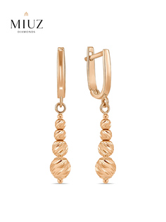 Серьги из золота MIUZ Diamonds E2040-LIO-0004-R