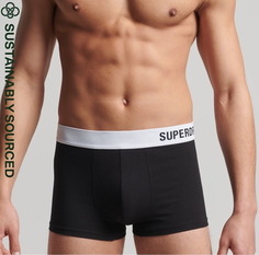 Комплект трусов мужских Superdry M3110349A белый; черный 2XL, 2 шт.