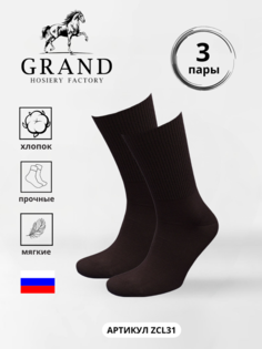 Комплект носков мужских Гранд ZCL31-3 коричневых 29-31, 3 пары