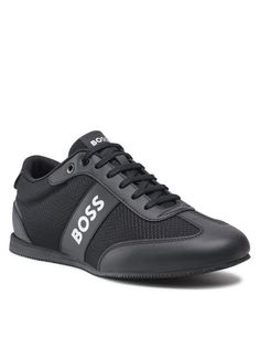 Кроссовки мужские BOSS Rushman Low 50470180 10199225 01 черные 44 EU