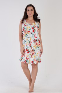 Туника домашняя женская VIENETTA 310019_7519 белая 2XL