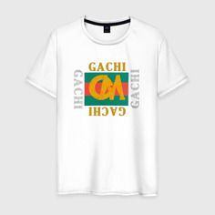Футболка мужская 9994328 белая 50 RU No Brand