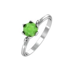 Кольцо из серебра р.16,5 ПРИВОЛЖСКИЙ ЮВЕЛИР 201485-FA98, алпанит