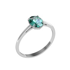 Кольцо из серебра р.19,5 ПРИВОЛЖСКИЙ ЮВЕЛИР 201531-FA78, алпанит