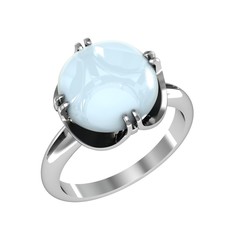 Кольцо из серебра р.19,5 ПРИВОЛЖСКИЙ ЮВЕЛИР 201570-LN, лунный камень