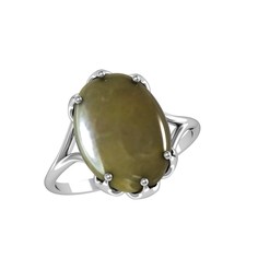 Кольцо из серебра р.18,5 ПРИВОЛЖСКИЙ ЮВЕЛИР 251212-BA, агат