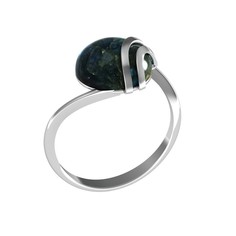 Кольцо из серебра р.18,5 ПРИВОЛЖСКИЙ ЮВЕЛИР 251234-LB, лабрадорит