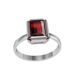 Кольцо из серебра р.16,5 ПРИВОЛЖСКИЙ ЮВЕЛИР 261695-GR26, гранат