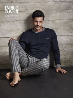 Пижама мужская Enrico Coveri EP2129 разноцветная XL