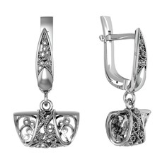 Серьги из серебра ПРИВОЛЖСКИЙ ЮВЕЛИР 391565
