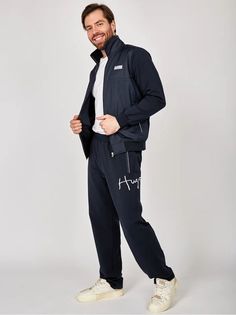 Костюм мужской HBS 9072 синий 2XL