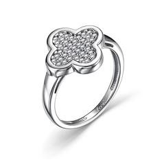 Кольцо из серебра р.18,5 Dewi 901012026, фианит
