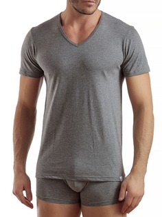 Футболка мужская Enrico Coveri ET1101 серая 3XL