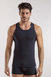 Майка мужская Enrico Coveri ET1002 синяя 2XL