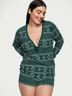 Пижама женская Victorias Secret 11191197 зеленая М