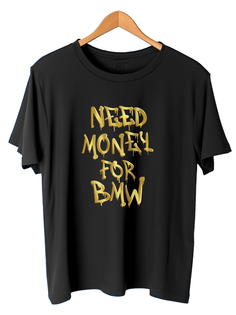 Футболка унисекс MustHaveWear tshirt0015NeedBMW черная 52 RU