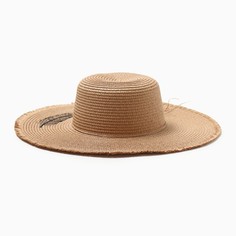 Шляпа женская MINAKU Beauty-15 коричневая, р.58