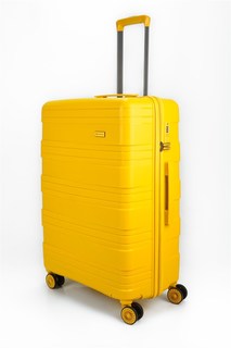 Чемодан унисекс Sweetbags Slide желтый, 72x50x29 см