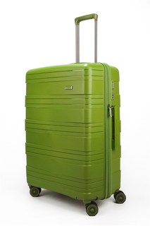 Чемодан унисекс Sweetbags Slide оливковый, 72x50x29 см