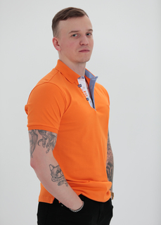 Футболка мужская ТД Коллекция KR1050 оранжевая XXXL