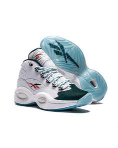 Кроссовки унисекс Reebok Question Mid белые 9.5 US