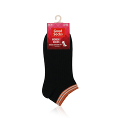 Носки женские Good Socks в полоску черные 23-25