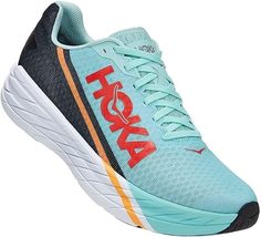 Кроссовки унисекс Hoka Rocket X бирюзовые 11 US