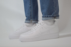 Кеды женские Nike Air Force 1 белые 6.5 US