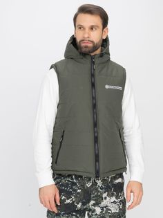Утепленный жилет мужской Huntsman Фристайл зеленый 48-50/176 RU
