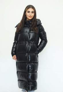 Пуховик женский Moncler Cavettaz черный S