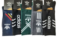 Комплект носков мужских Adidas F-V разноцветных 41-47, 5 пар