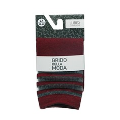 Носки женские Grido della Moda 1-2ЛСМ бордовые 25