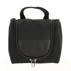 Косметичка унисекс Versado 493 черная, 17х19х12 см