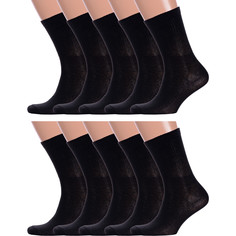 Комплект носков унисекс Hobby Line 10-нус80159 черных 41-45, 10 пар