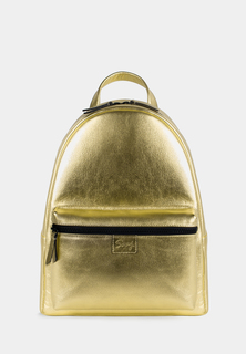 Рюкзак женский SAAJ SMBM128 золотой, 34х27х13 см