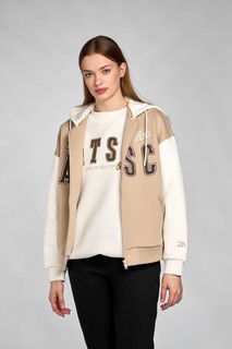 Толстовка женская Anta 862418756S Vintage sports A-SPORTS SHAPE бежевая XL