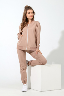 Костюм женский Виолетта Гледис-22 бежевый 54 RU Violetta