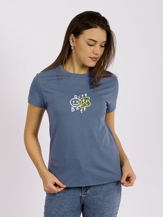 Футболка женская DAIROS GD69301197 синяя 2XL