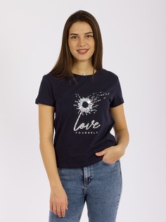 Футболка женская DAIROS GD69301387 синяя S