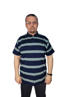 Футболка мужская Polo Pepe 158991 зеленая 5XL